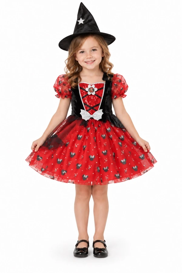 Disney Minnie egér boszorkány jelmez – jelmezillusztráció